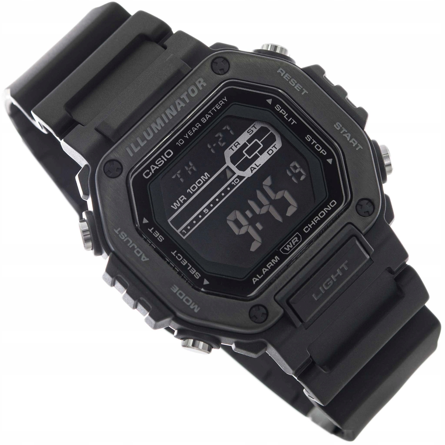 Pánské Hodinky Casio MWD-110HB-1BVEF Sportovní Hodinky Na Řemínku Stopky Časovač Data