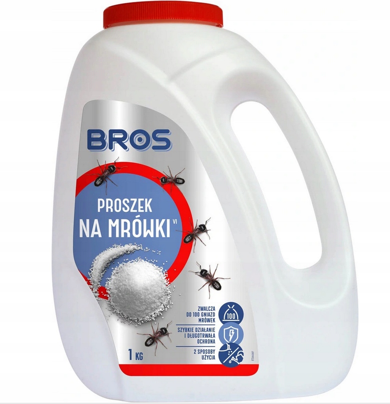 

Bros Proszek Na Mrówki 1kg Środek preparat trutka