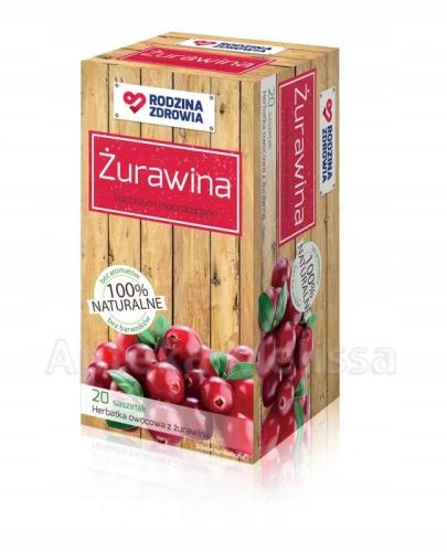 

Rodzina Zdrowia Herbatka owocowa Żurawina 20 sasz.