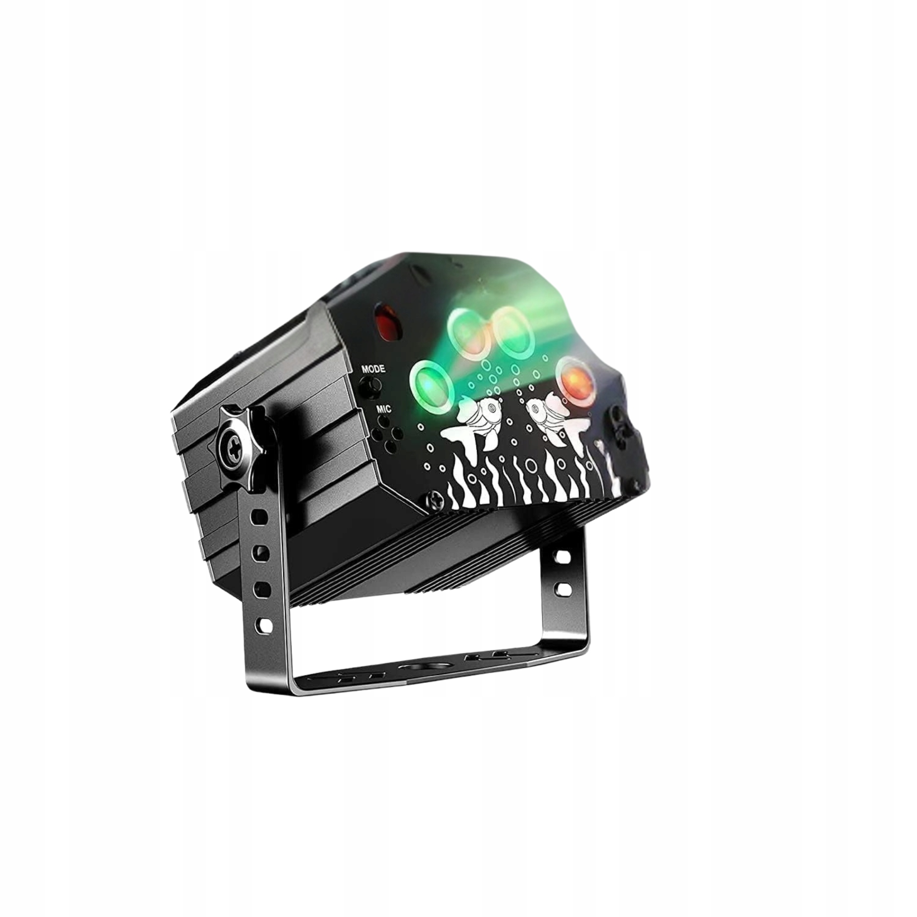 Led reflektorová diskotéková světla 61 efektů ovládání zvuku narozeniny