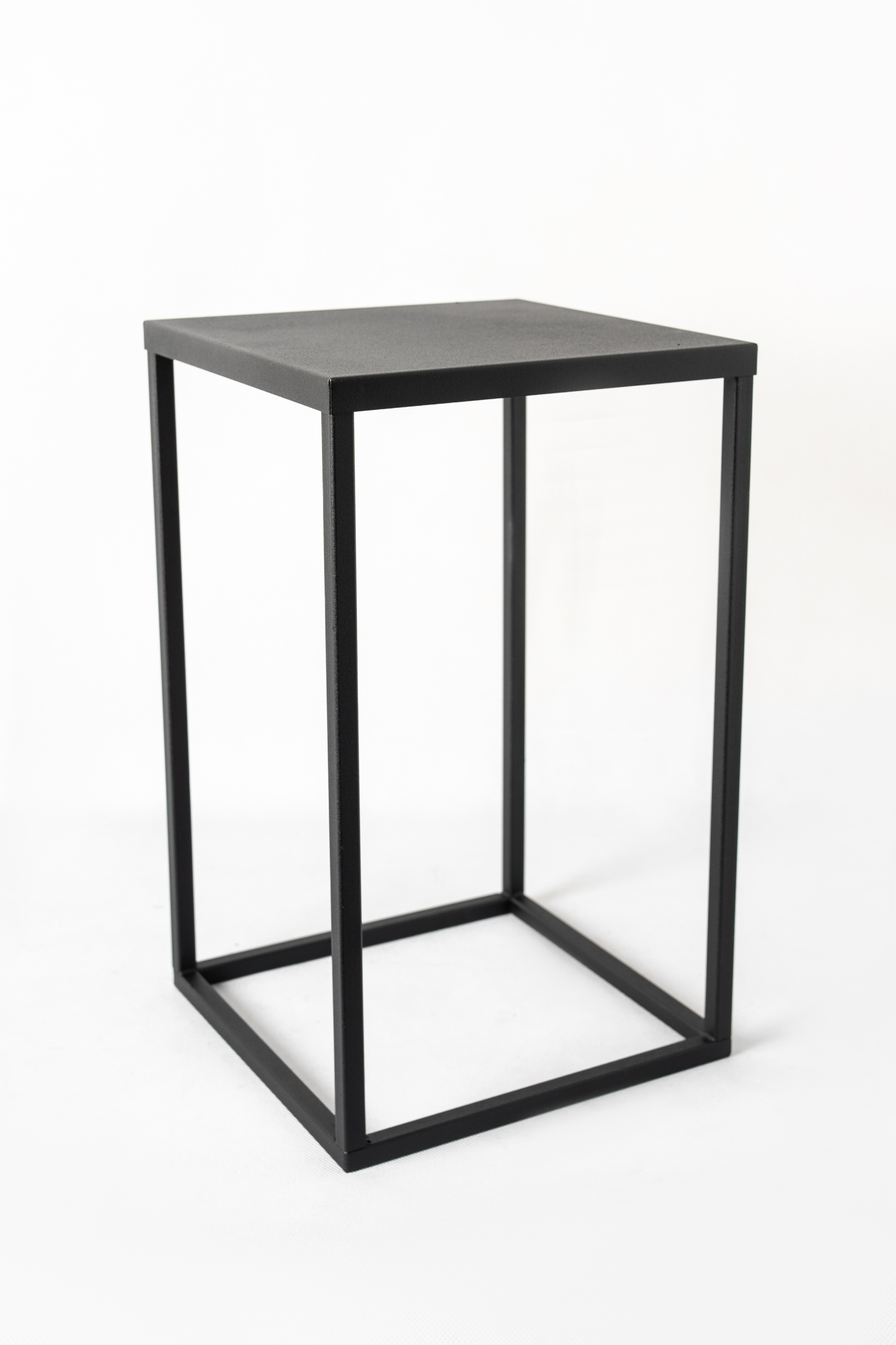 

Stojak Kwietnik Loft Metalowy Czarny Solidny