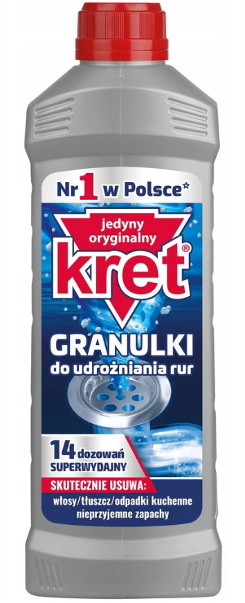 

Kret granulki do udrażniania rur z 560g