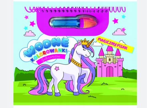 Wodne kolorowanki Jednorożce Magiczny pisak stan Nowa