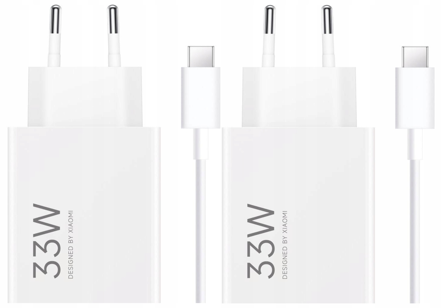 2x Ładowarka Xiaomi 33W Charging Combo 3A Usb A z kablem Usb C do smarfona