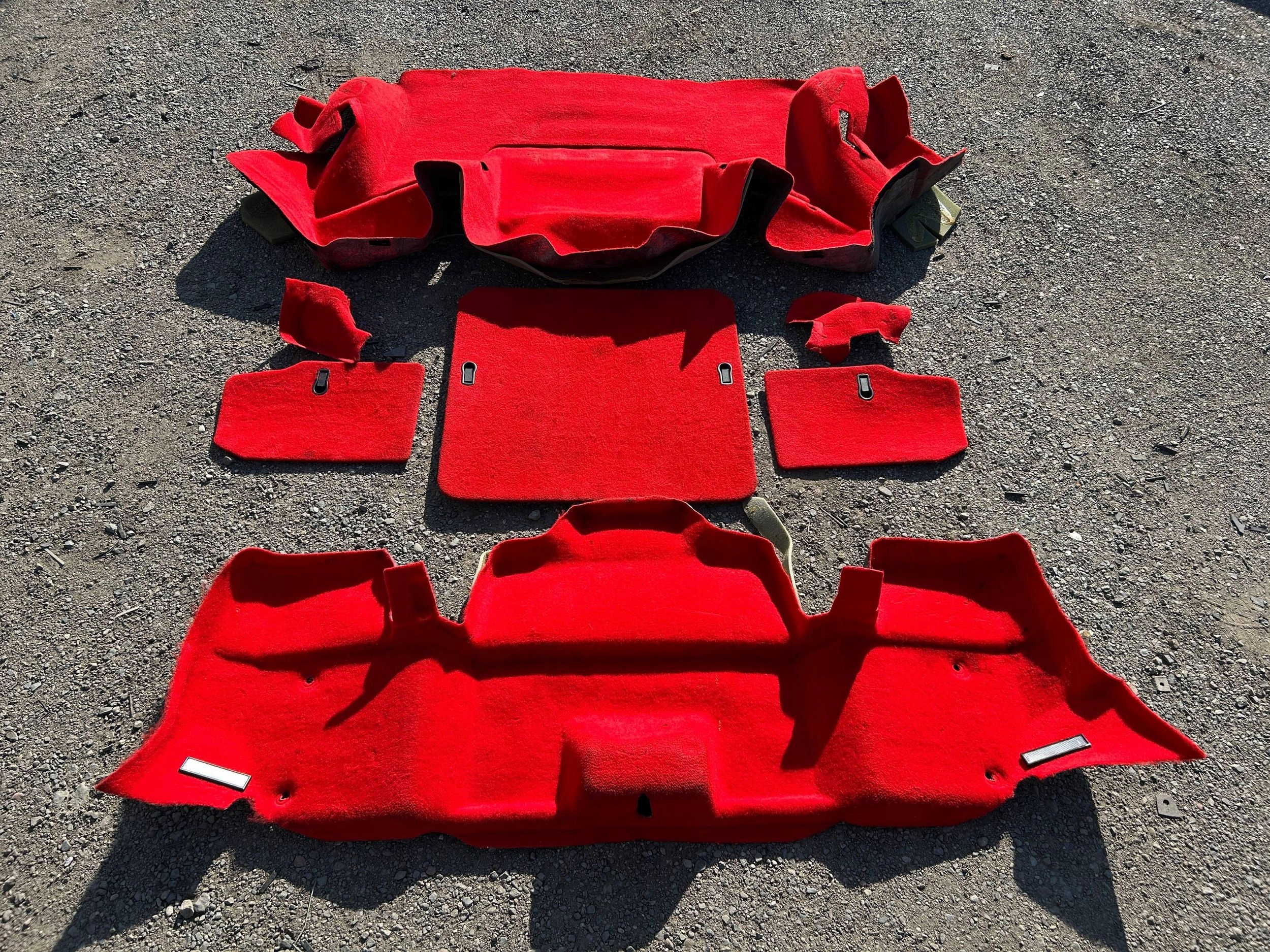 mats floor carpet boot komplet Chevrolet Corvette C5 1997