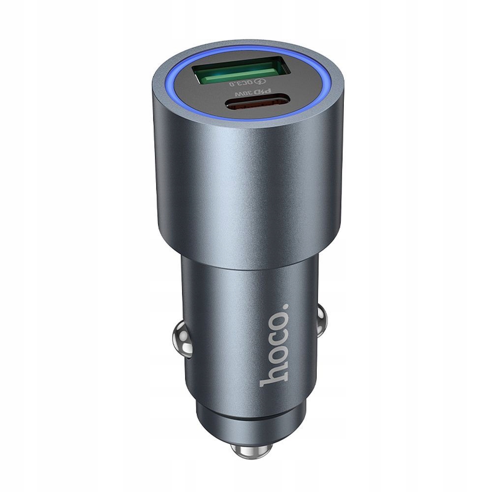 Ładowarka samochodowa Hoco Usb A Usb C QC3.0 Pd 48W Z60 czarna