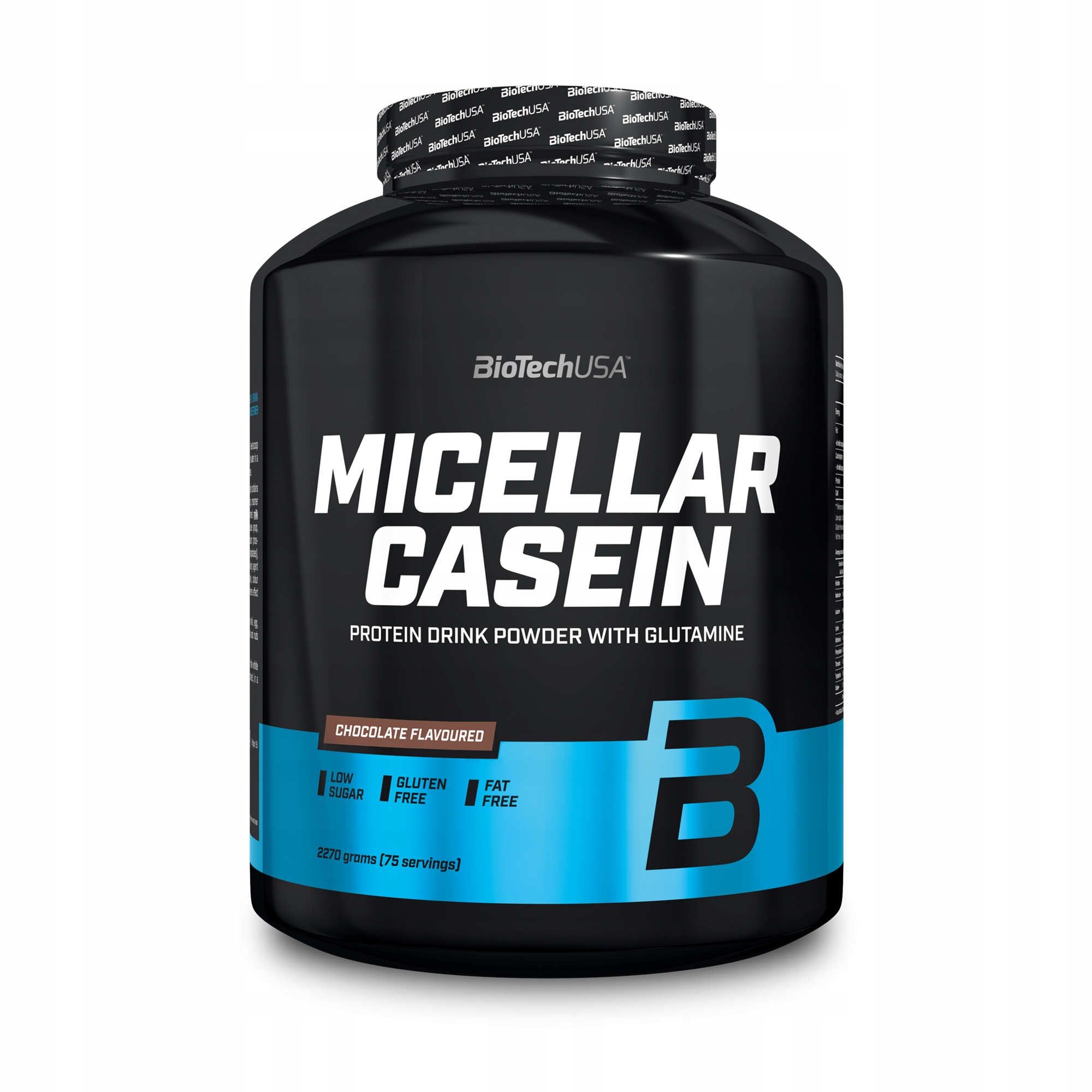 BioTech Micellar Casein 2270g Chocolate Kasein Doplněk Stravy Bílkoviny Hmotnost Svaly
