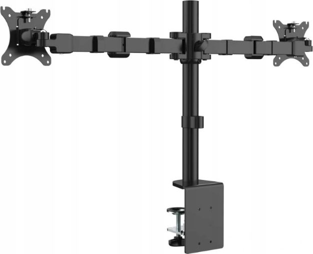 Ergosolid Uchwyt biurkowy na 2 monitory 10" 30" (NF12)