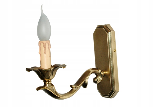 Mosadzné nástenné svietidlo, nástenná lampa z mosadze