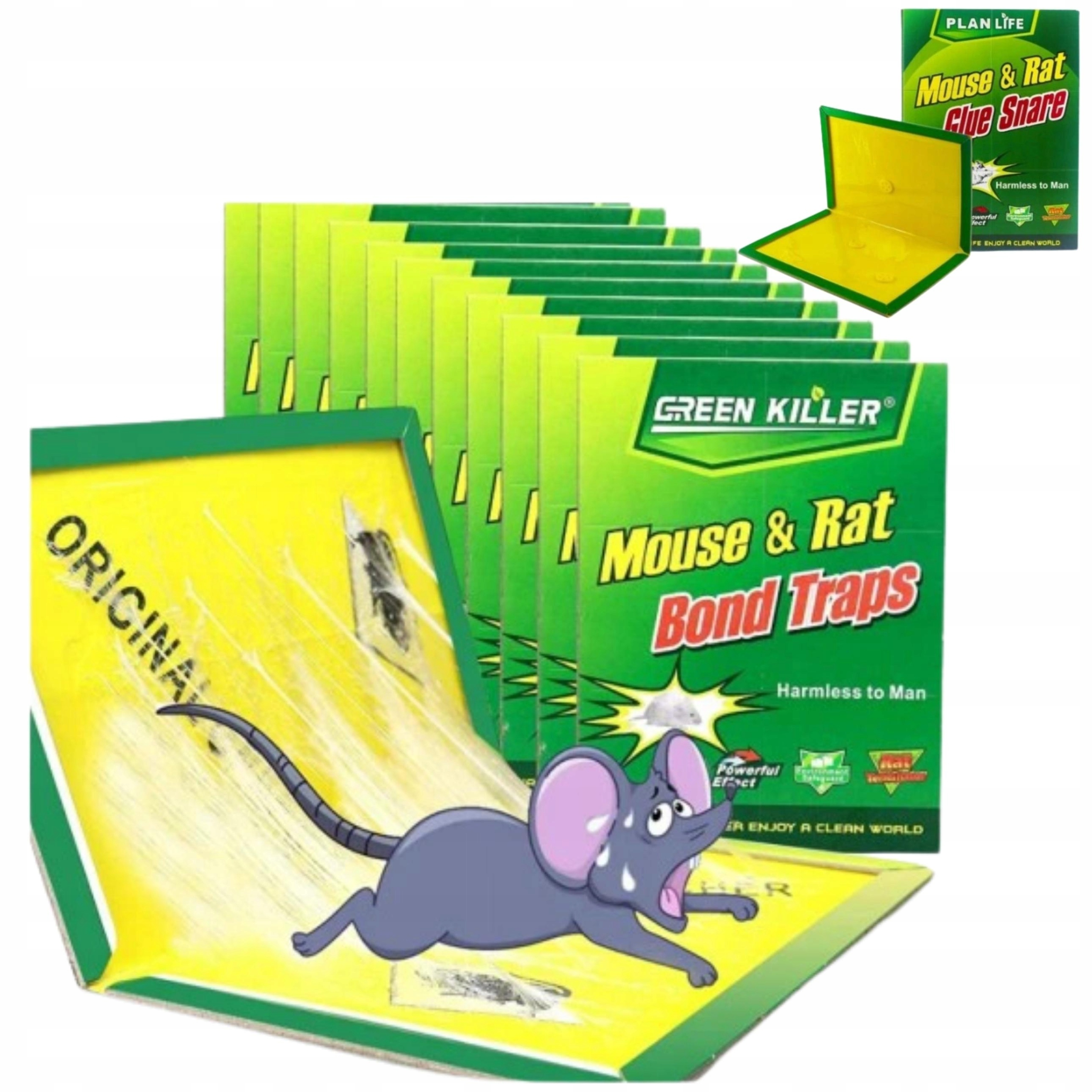 

Pułapka Lepowa Lep Myszy Szczury Mocny Klej 10SZT.