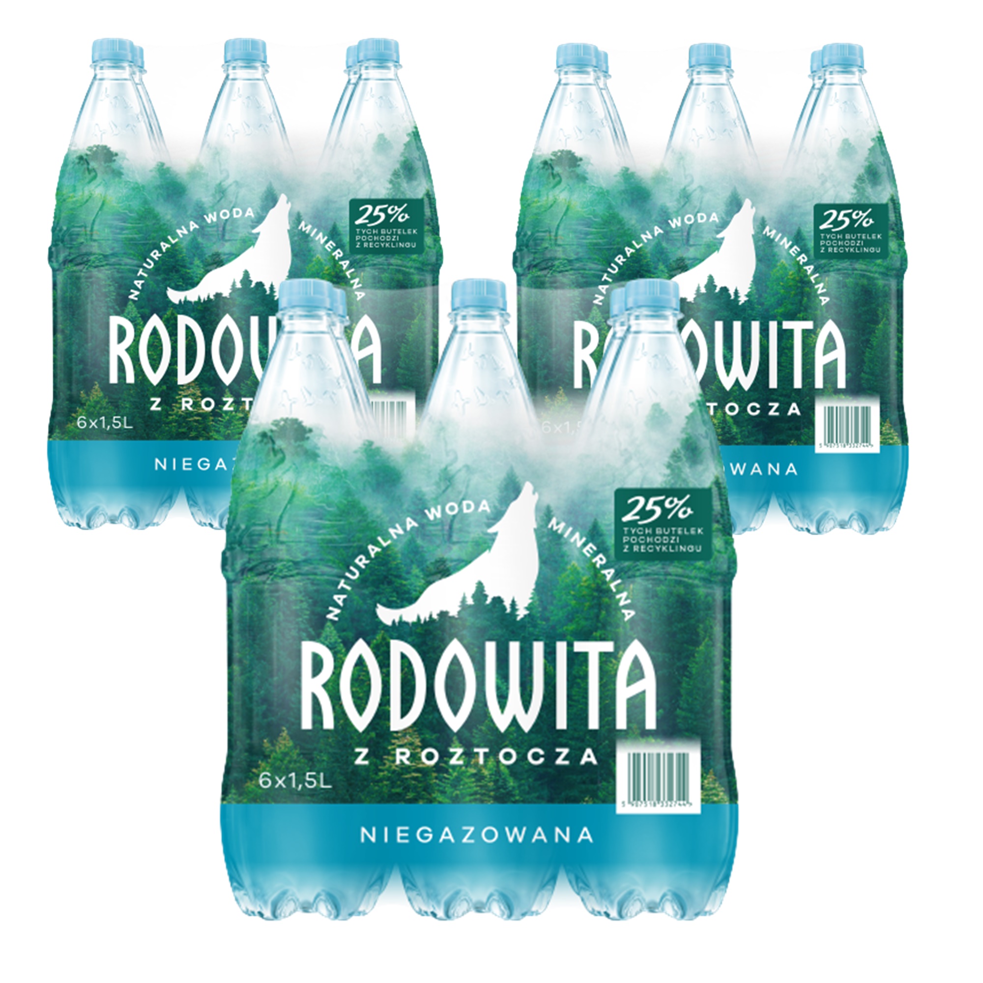 Minerální voda Rodowita z Roztocza neperlivá 18 x 1,5 l
