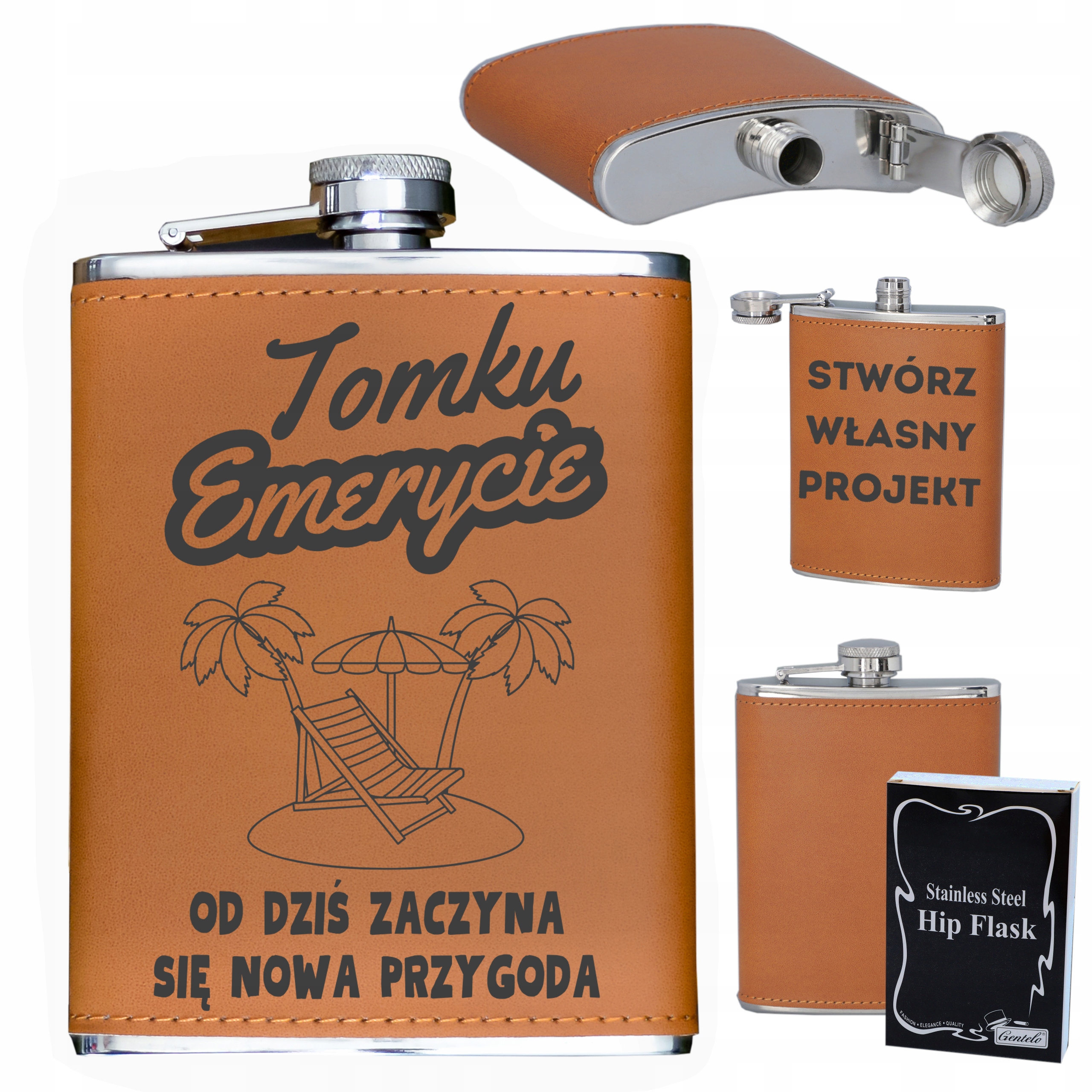 

Piersiówka Z Grawerem Dla Emeryta Emerytki