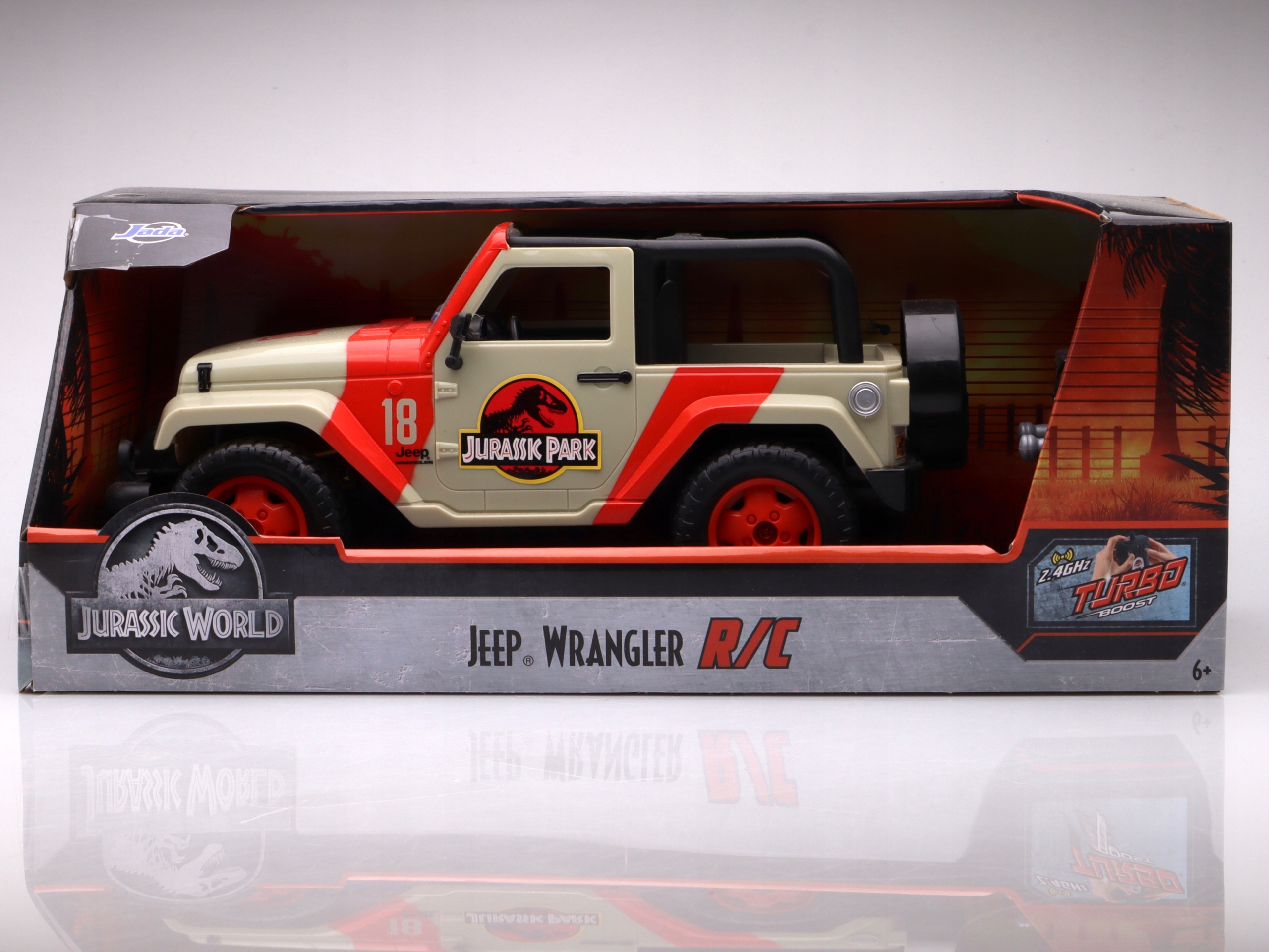 Model na dálkové ovládání Jurassic World Jeep Jada 1:16
