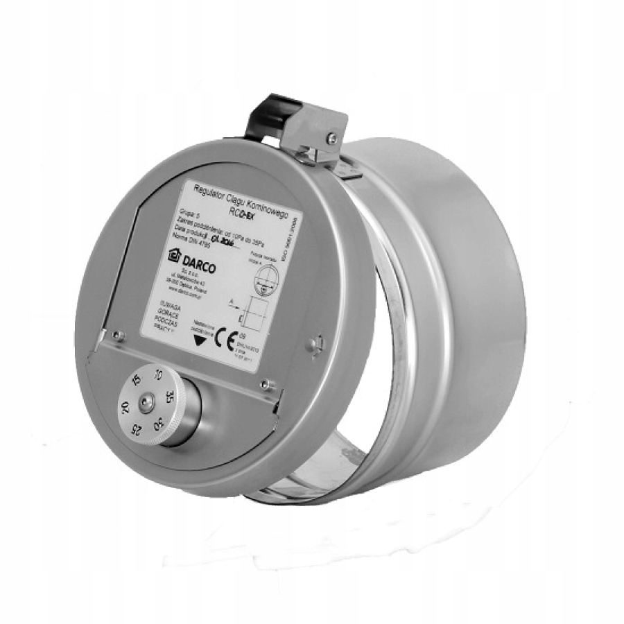 Regulátor komínového ťahu okrúhly Rco-ex Ø150 mm protivýbuchový