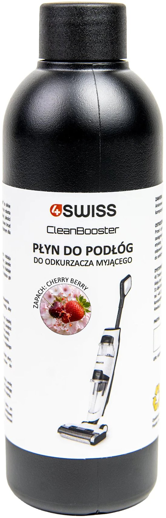 4Swiss płyn do podłóg do odkurzacza myjącego Cherry Berry 0,5l
