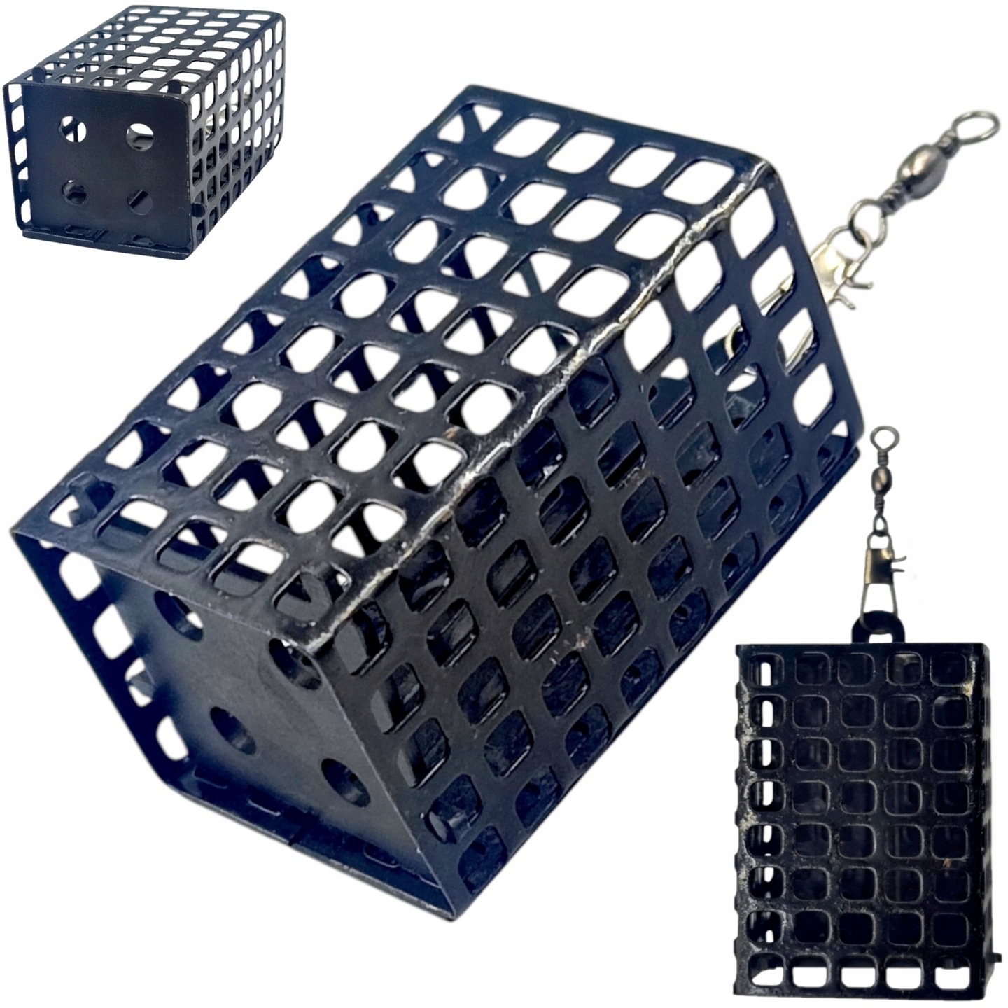 Koszyk koszyczek zanętowy 40g metalowy feeder klasyczny grunt z dnem