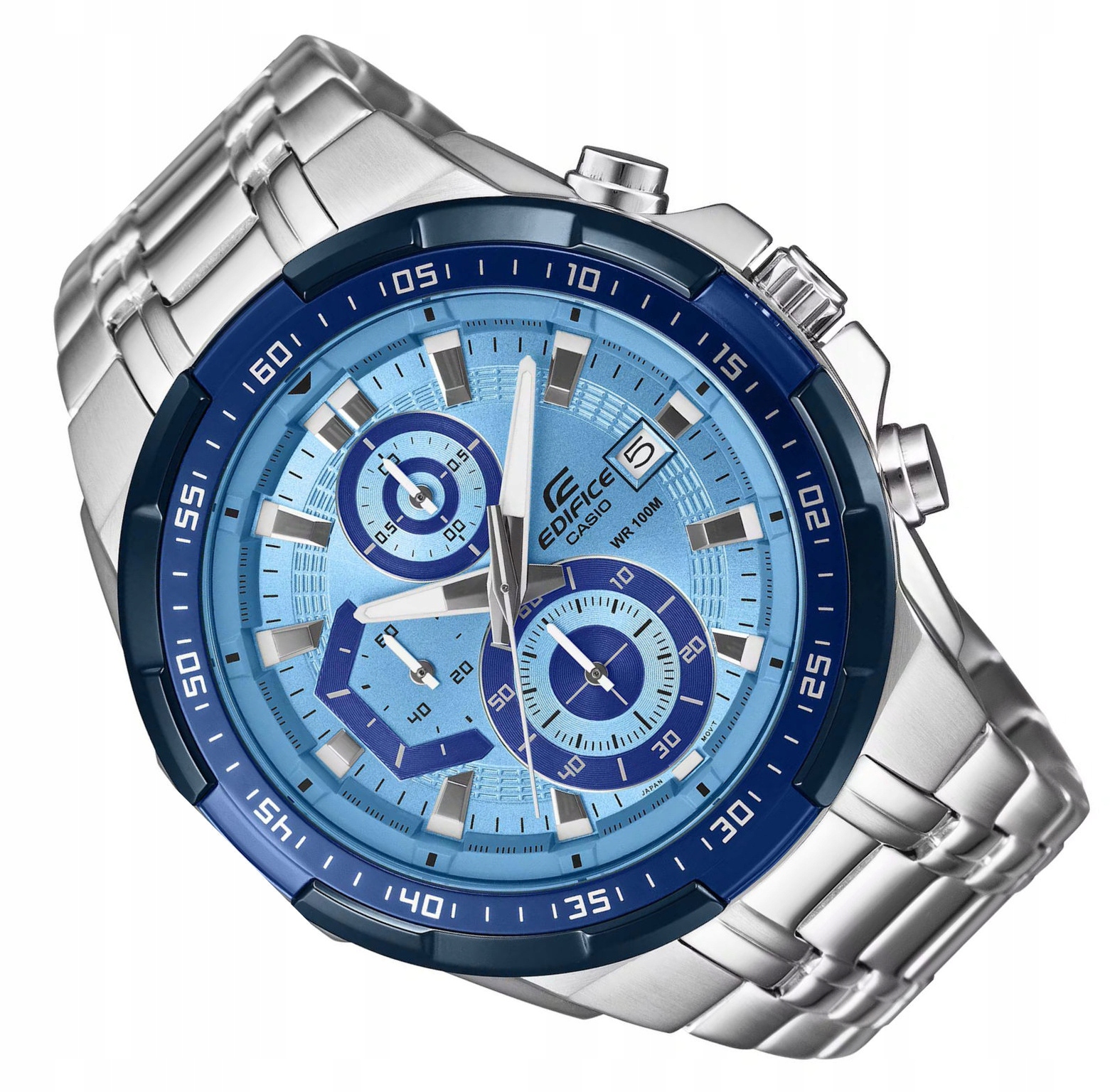 Modré Sportovní Pánské Hodinky Casio S Chronografem EFR-539DE -2AVUEF