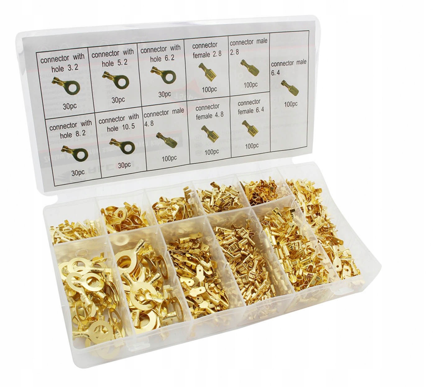 KONEKTORY ZESTAW KONEKTORÓW SAMOCHODOWYCH KABLOWYCH KOŃCÓWKI ELEKTRYCZNE