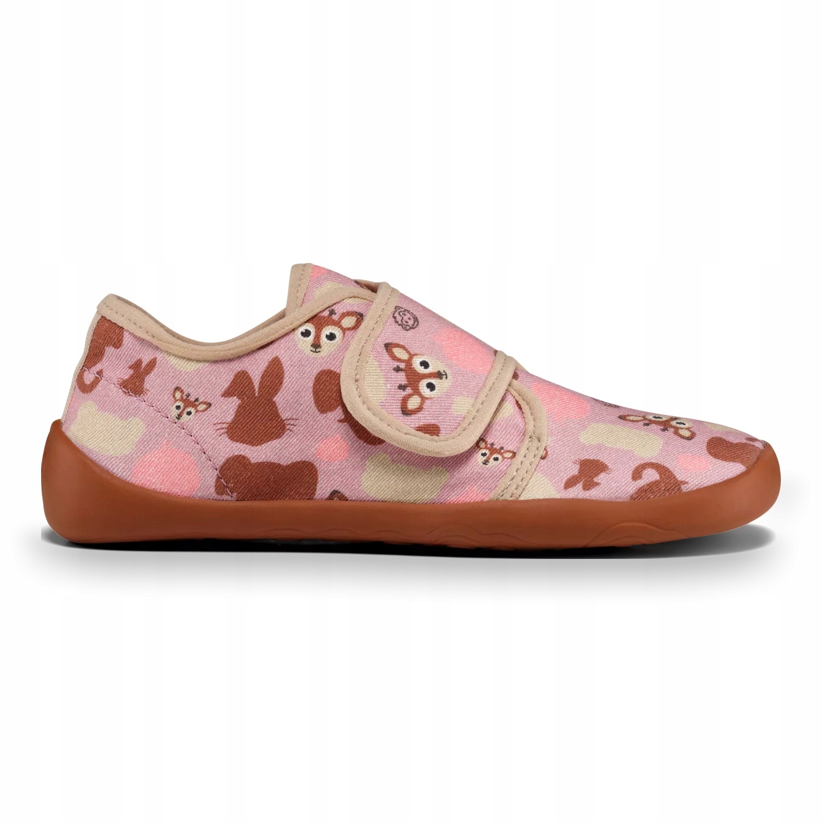 Kapcie barefoot lekkie dziecięce Affenzahn Slipper Cotton Movy Deer 27