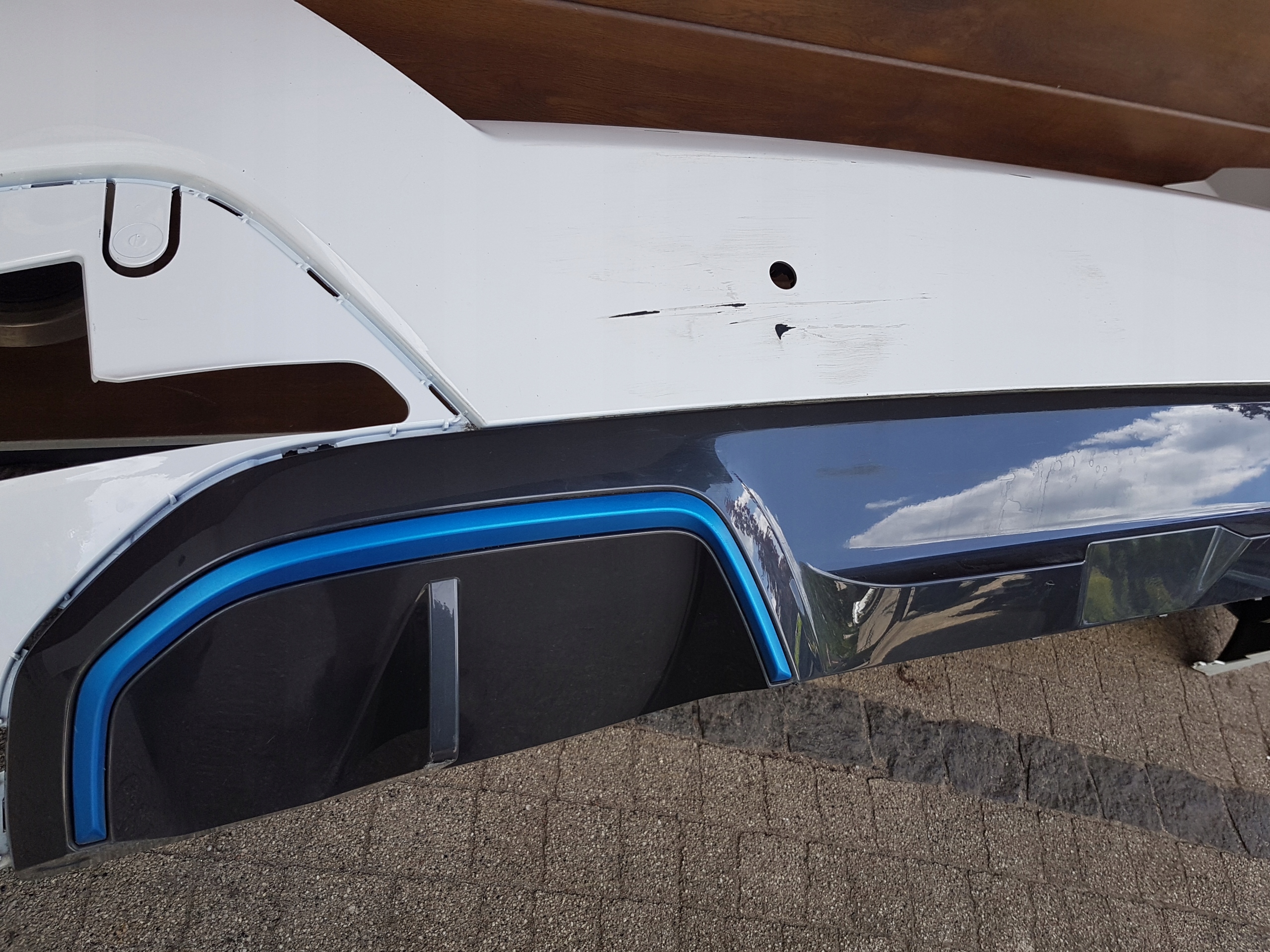bumper rear BMW i4 G26 BEV m-packet