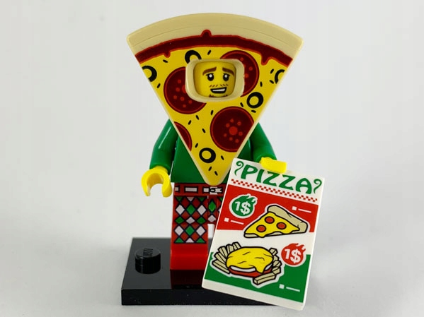 Lego Minifigur col19-10 Pizza Costume Guy Figurka Nová Sáček