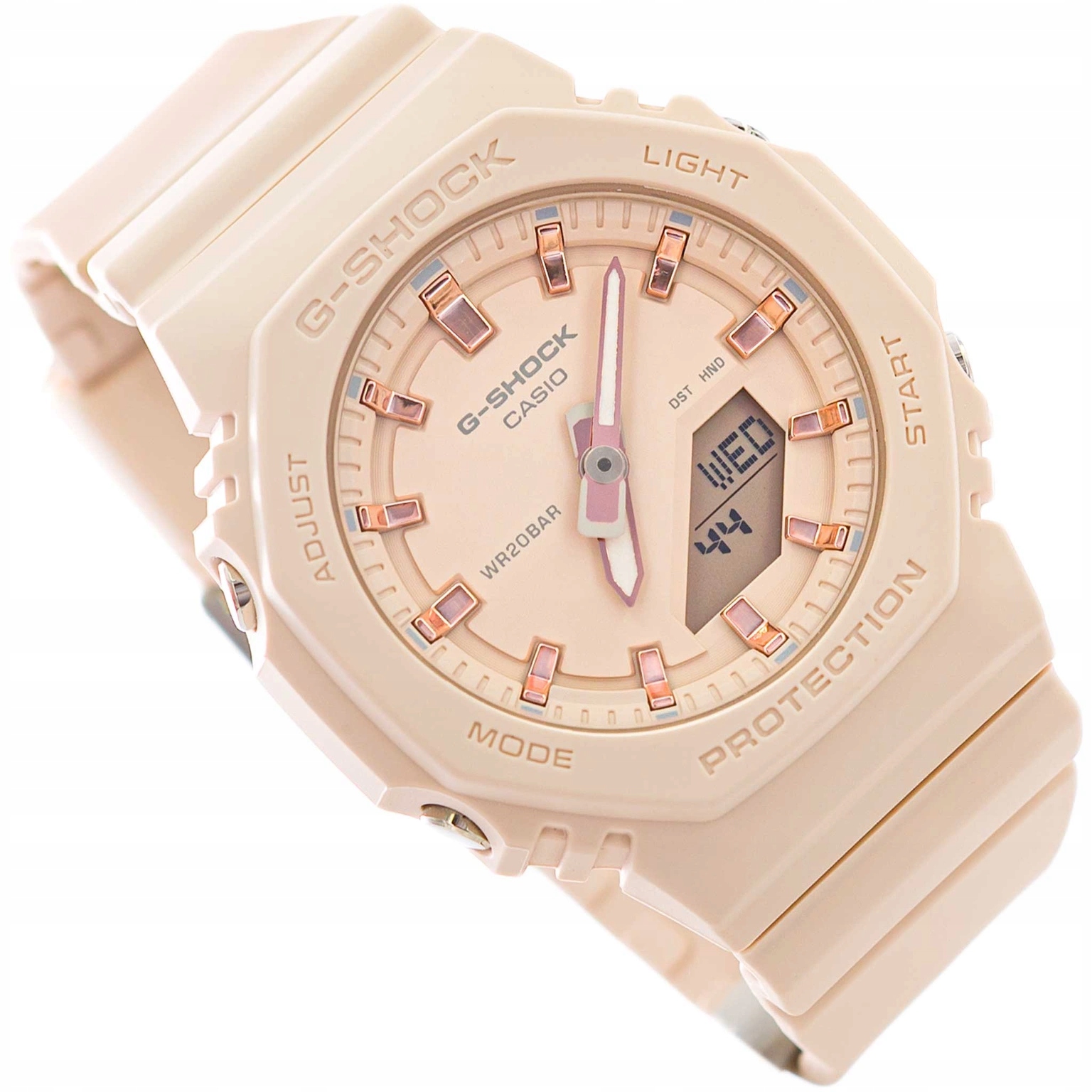 Dámské Hodinky Casio GMA-P2100M-4AER G-shock Béžové S Voděodolným Řemínkem