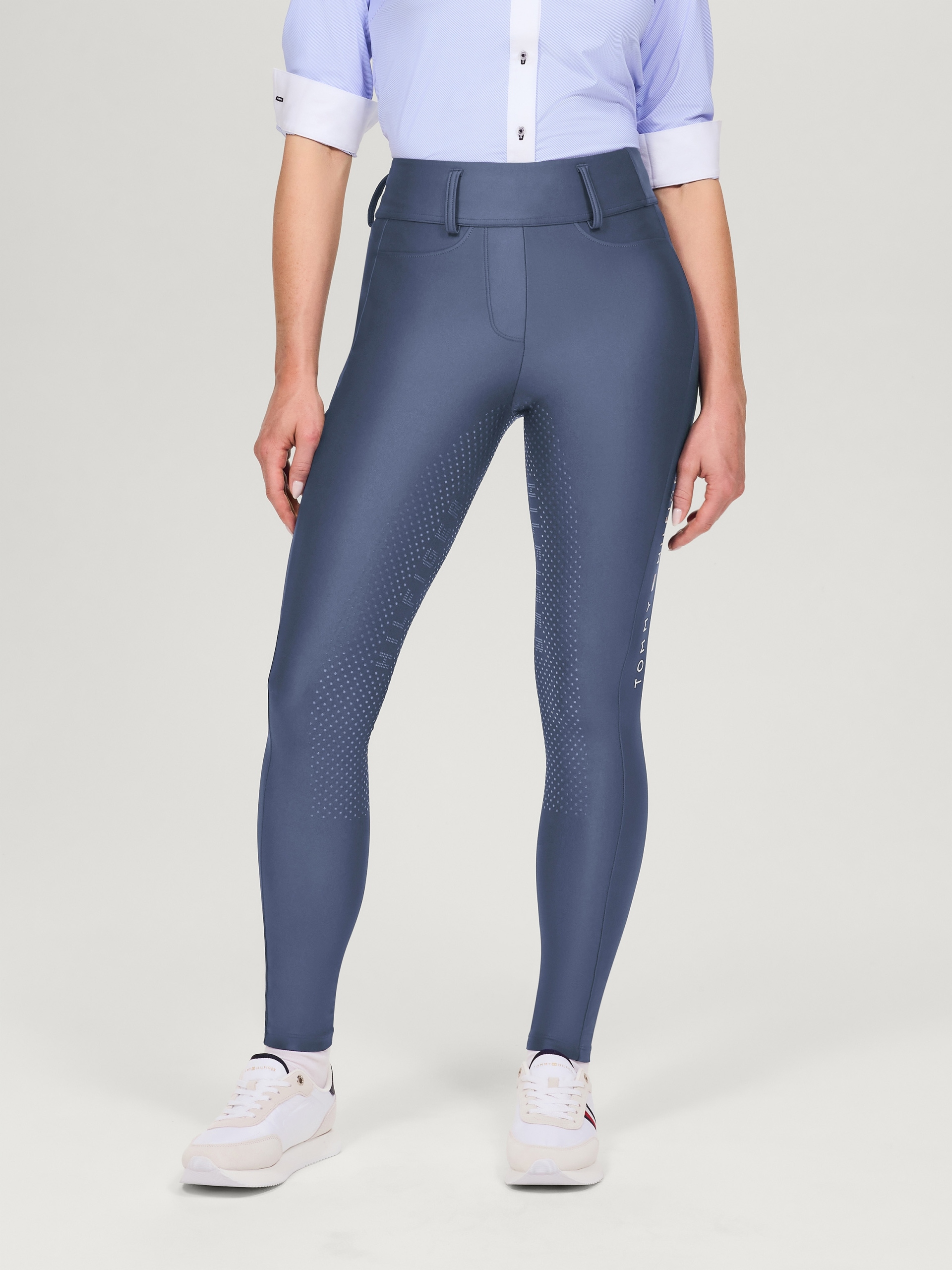 Tommy Hilfiger, Legginsy jeździeckie Highland, Faded Indigo S