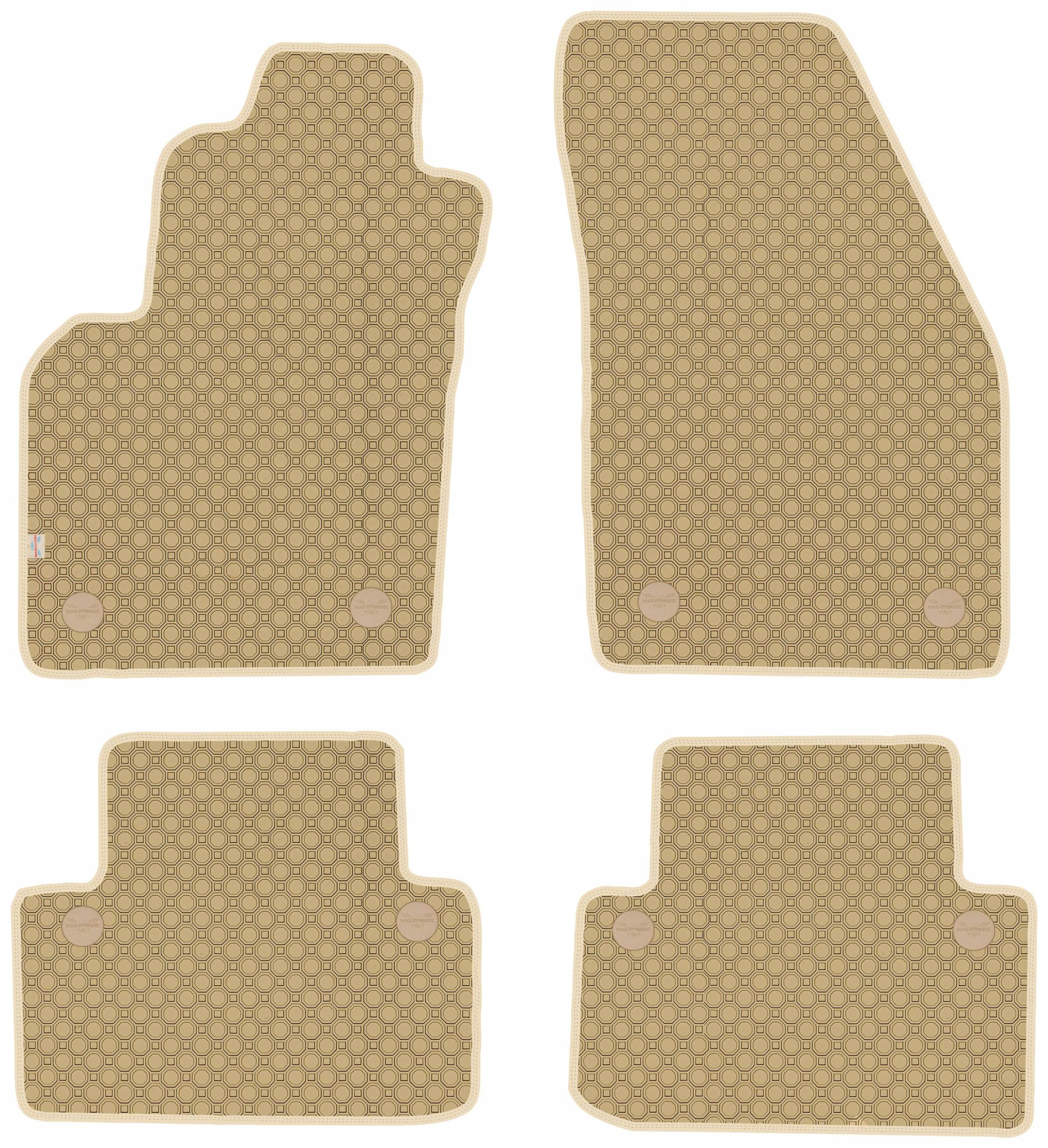 

Volvo V50 2004-2012 Dywaniki guma Beżowa