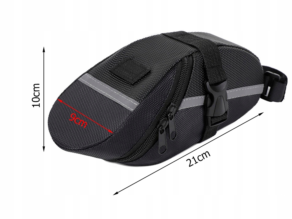SAKWA ROWEROWA POD SIODEŁKO WODOODPORNA TORBA ETUI Liczba komór 1