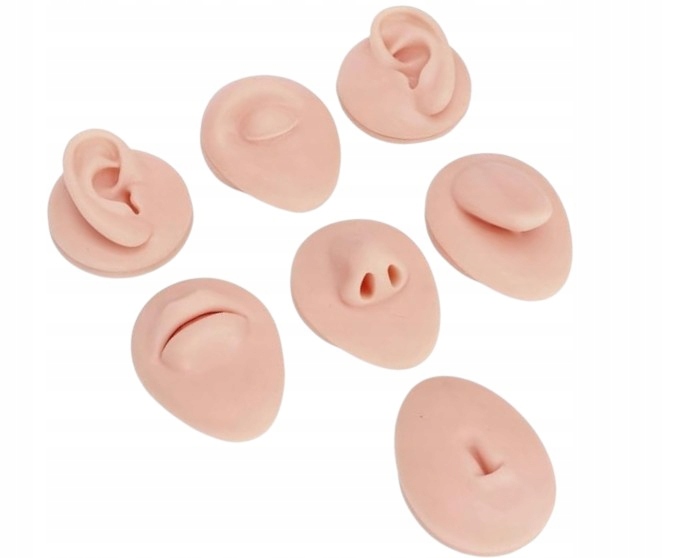 Pro Piercing Propichování Ucha Pupku Úst Nos Jazyk Oka Silikon Kůže Stojan