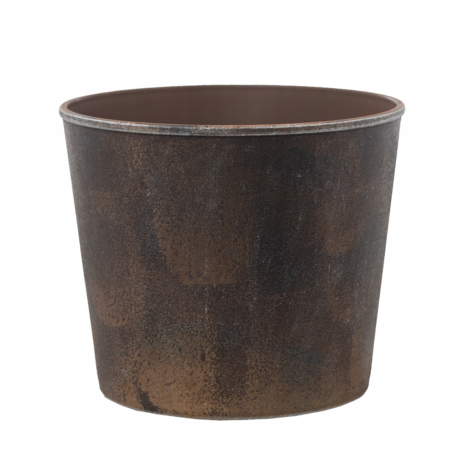 

Donica Imitacja Metalu tworzywo śr. 15cm