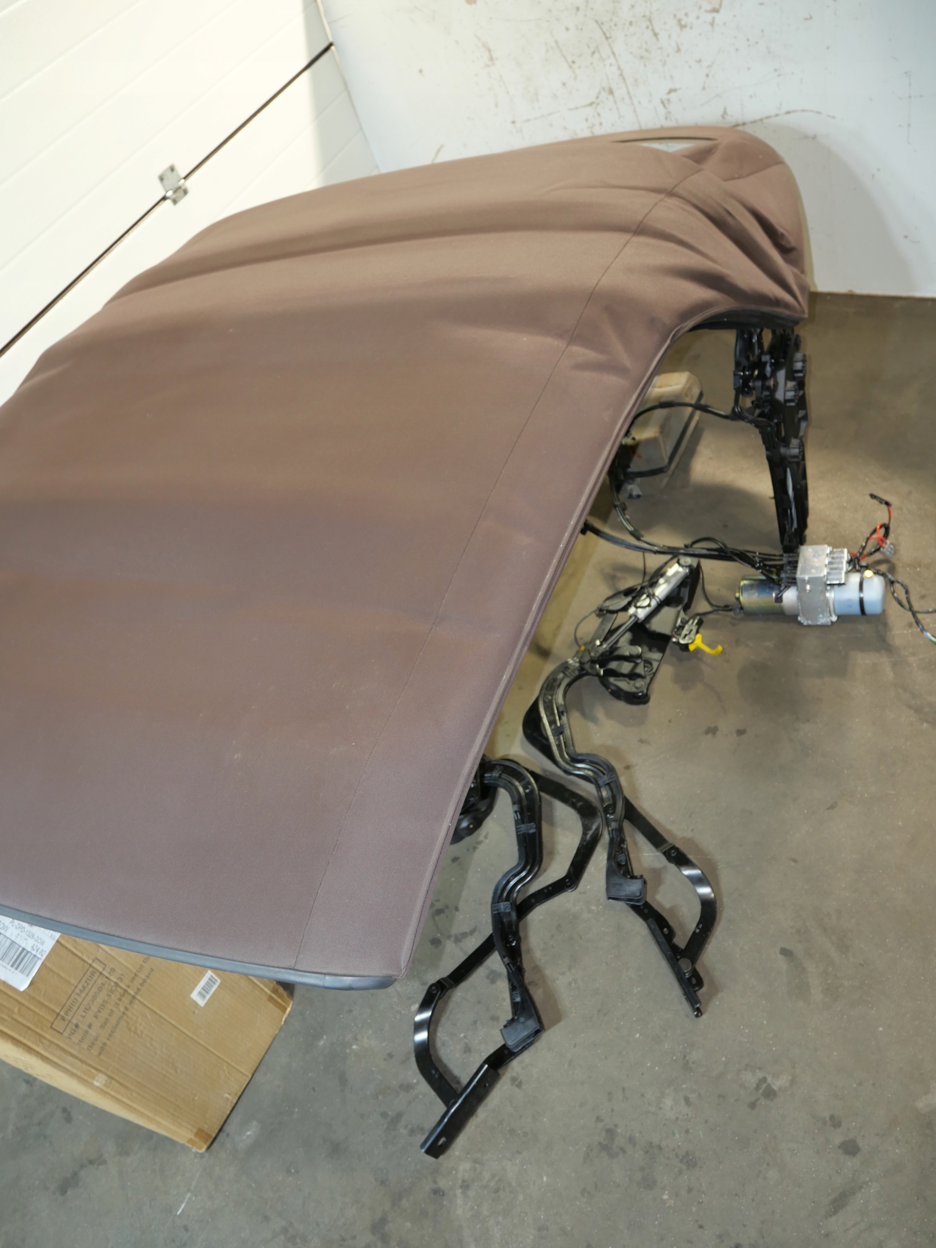 dach CABRIO dach SKLADANY Audi A5 CZEKOLADOWY