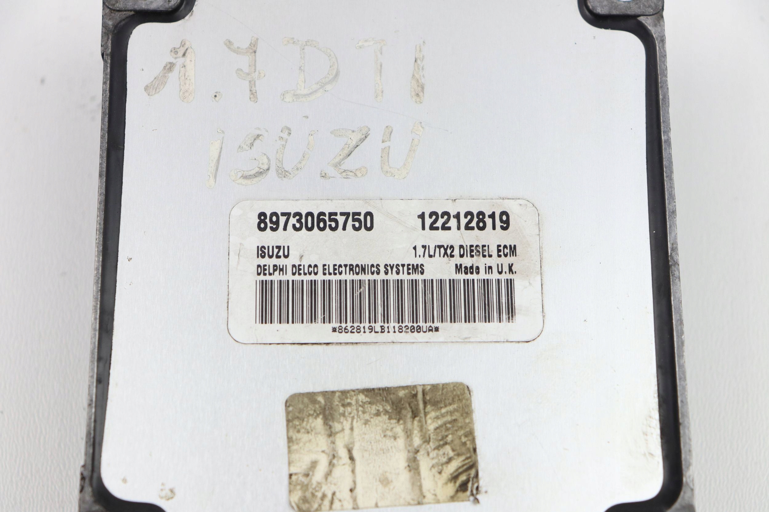 OPEL ASTRA G II computer control unit of the engine ECU 12212819 8973065750