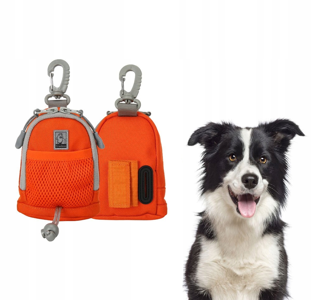 Pouzdro Dávkovač Na Sáčky A Pochoutky Truelove Trip Oranžové