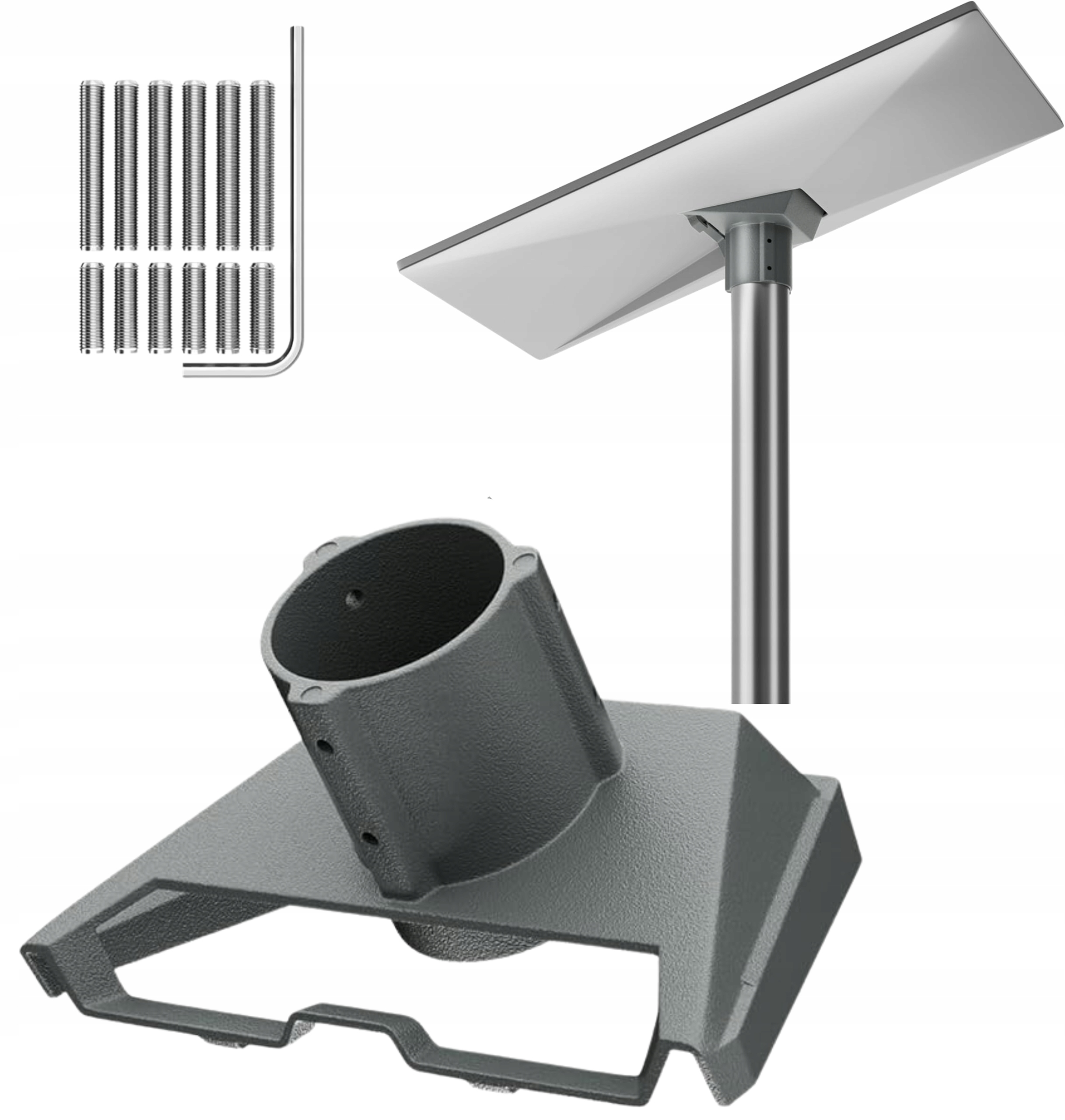 Starlink adapter uchwyt montażowy do anteny Gen 3 V3, do rur, metalowy