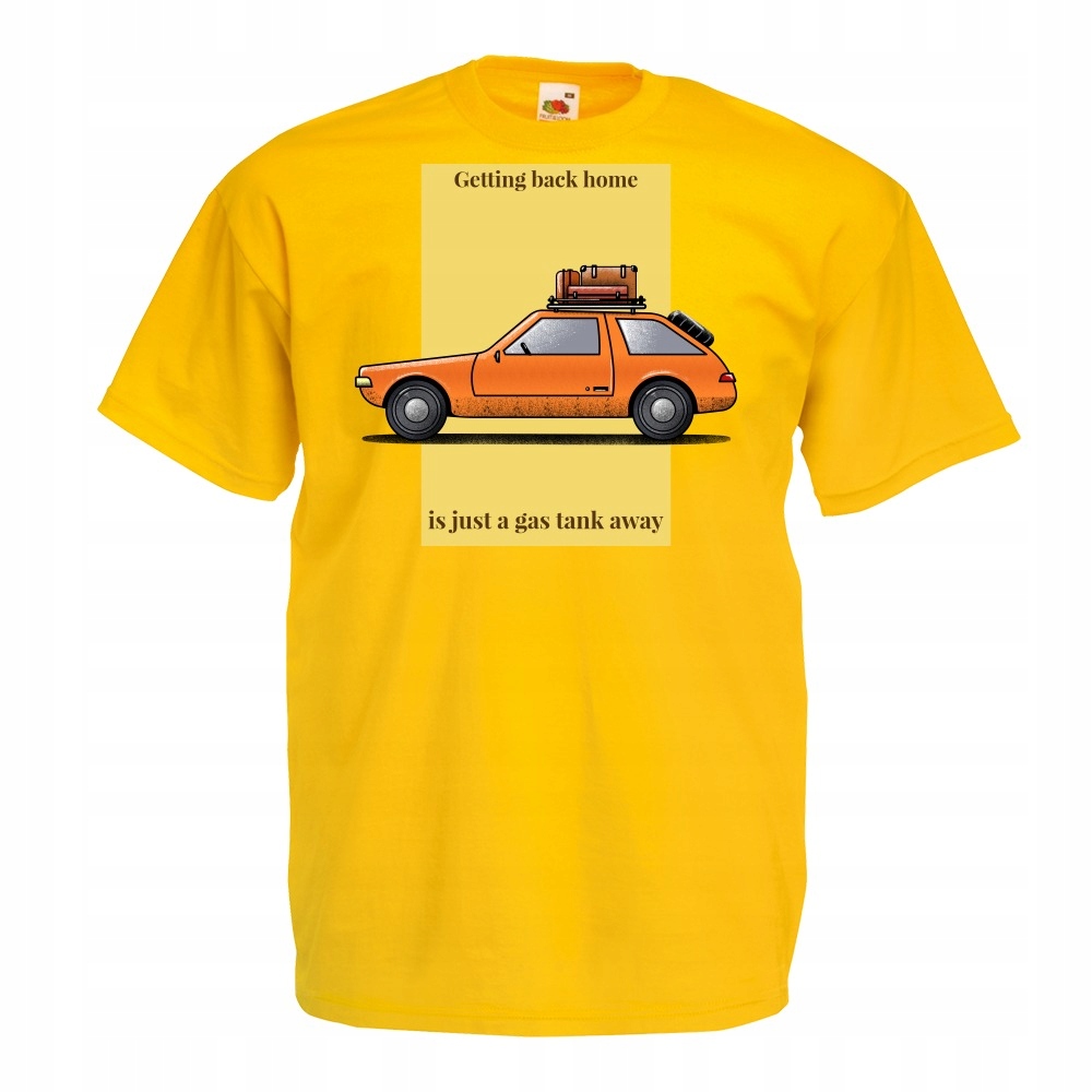 

Koszulka auto samochód oldschool L żółta