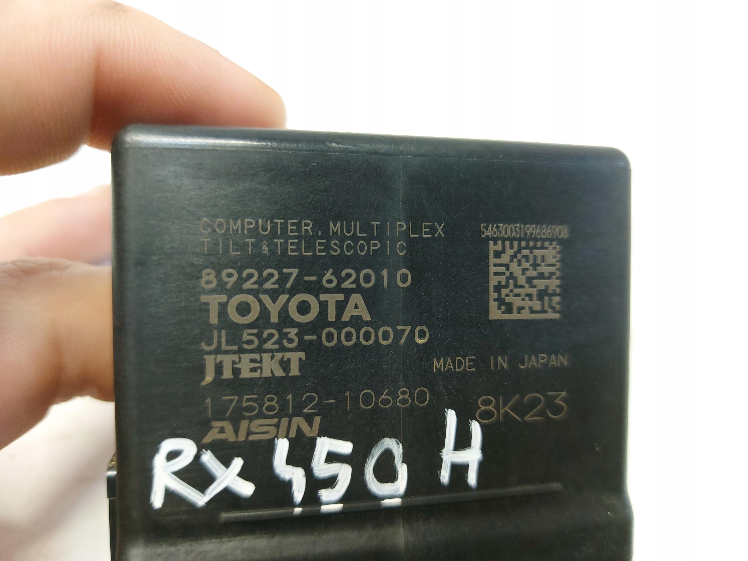 LEXUS RX450H IV modul Bedienteil 8922762010