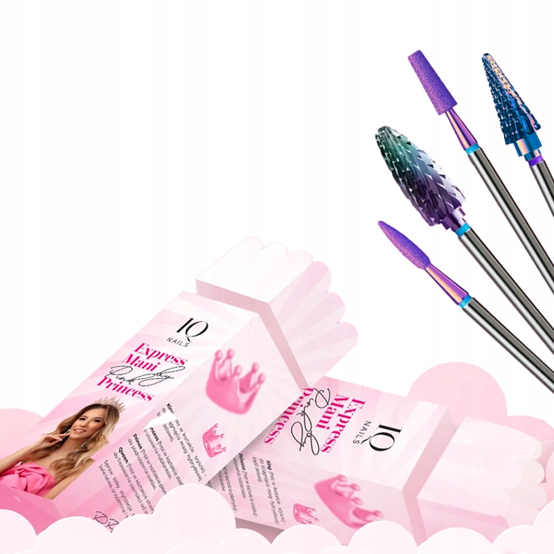 Express Mani by Pink Princess Frezy Do Paznokci Do Skórek Pro
