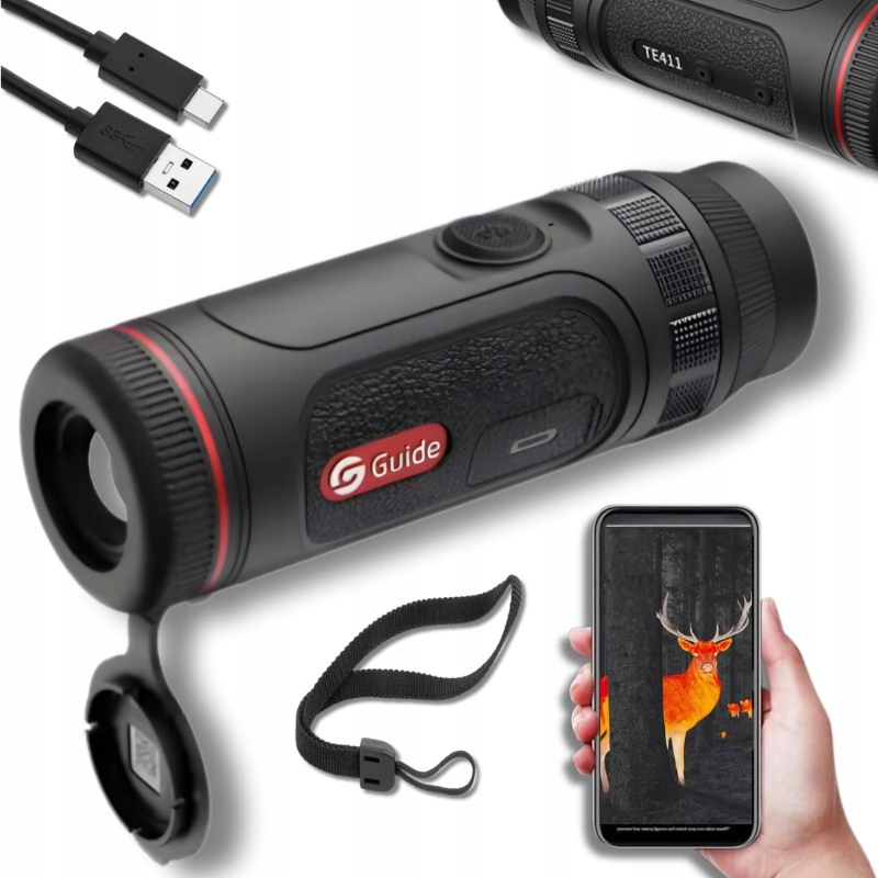 Termovizní monokulárová kamera Guide TE411 sada