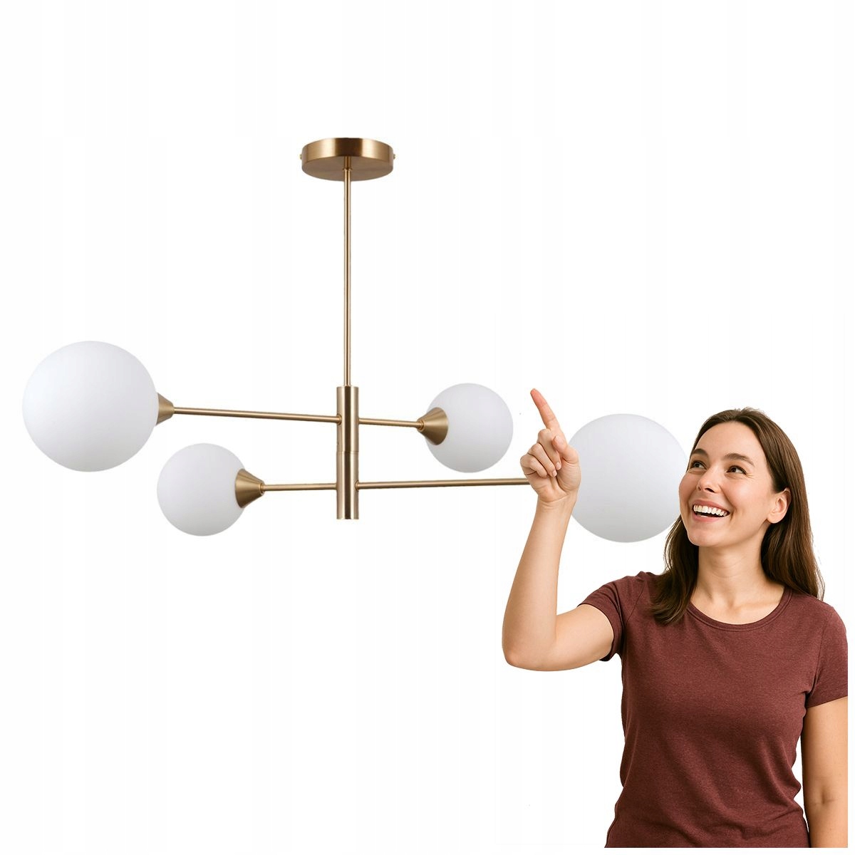 Závěsná lampa Evora PND-55342-4-HB Italux