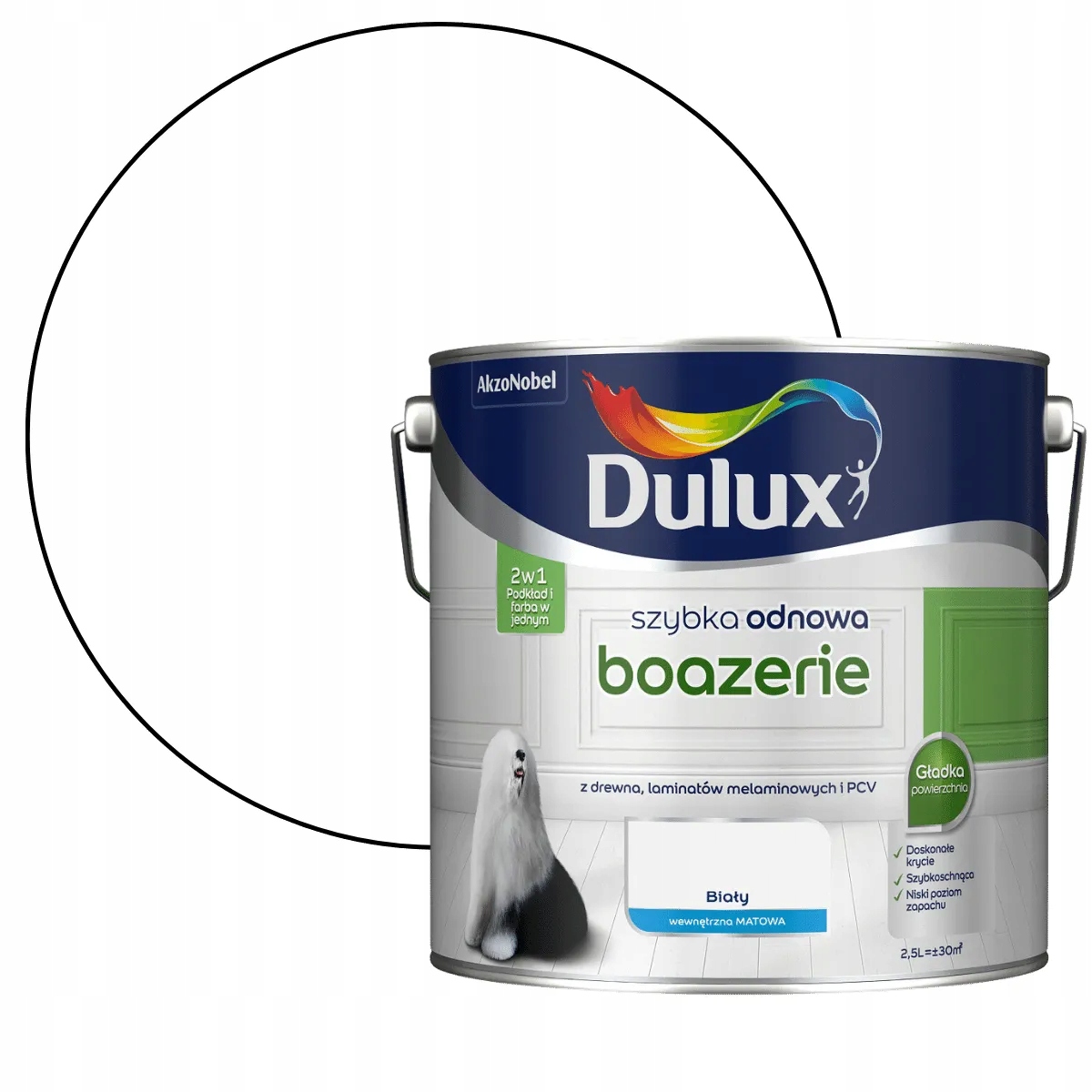 Dulux Rychlá Obnova Boazerie Bílá Mat 2,5L