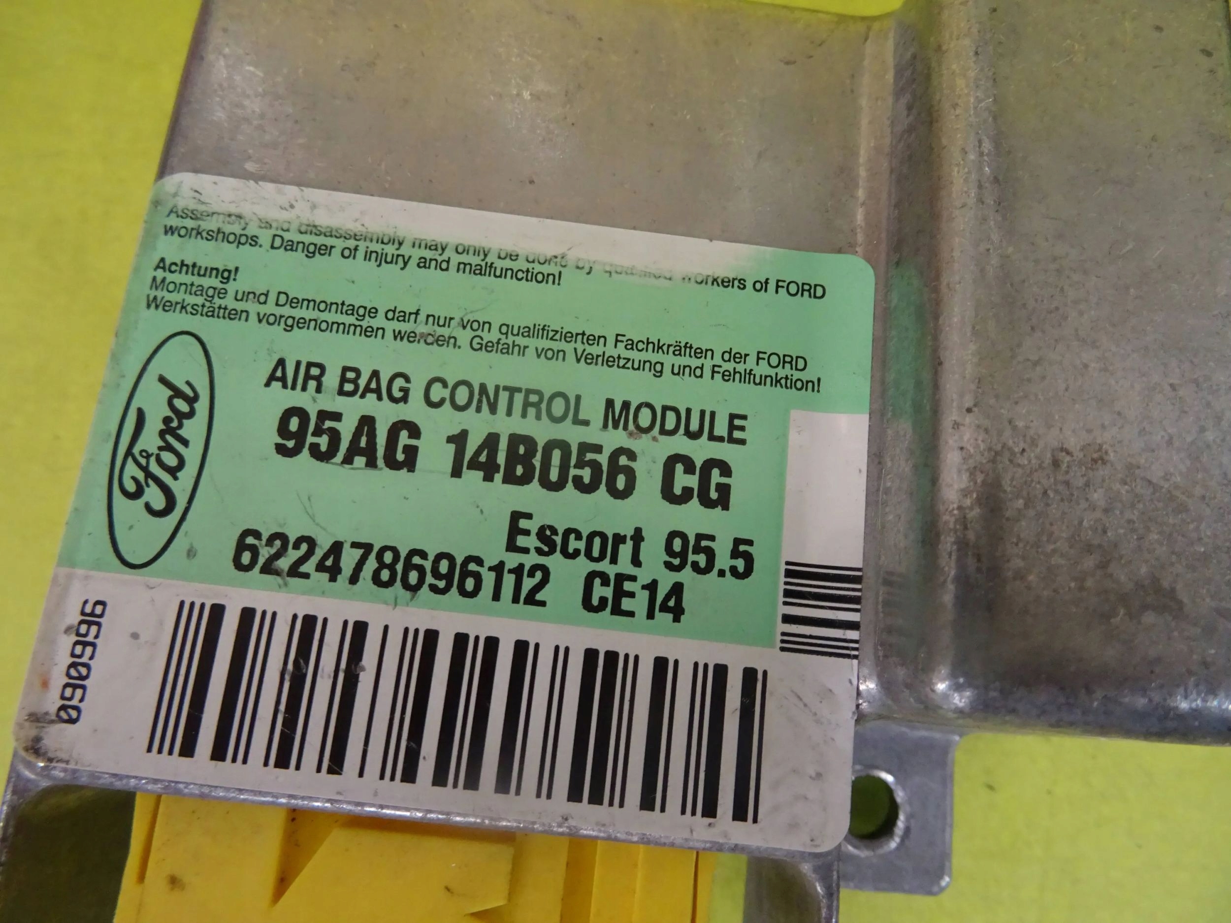 modulo SENSOR airbag FORD ESCORT 95AG14B056CG