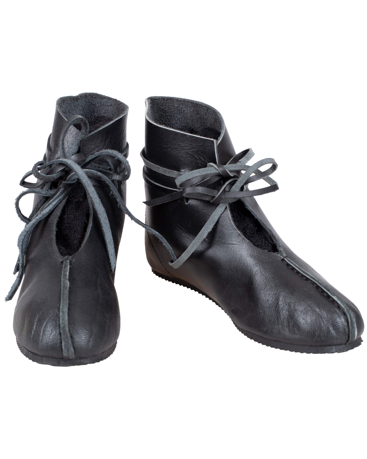 Kožené Boty Einhard 2 Černé Velikost 46 Larp