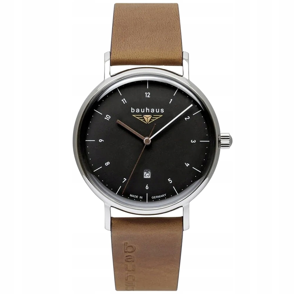 Klasické hodinky Bauhaus Quartz – černé
