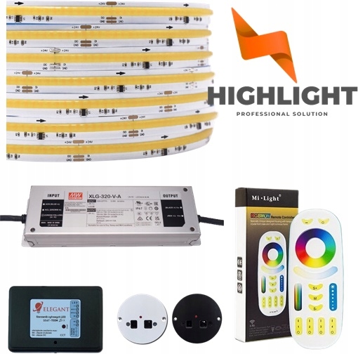 30 m schodiskový set Led neón Cob Cct 9W/24V rozvíjajúci svetlo WS2811