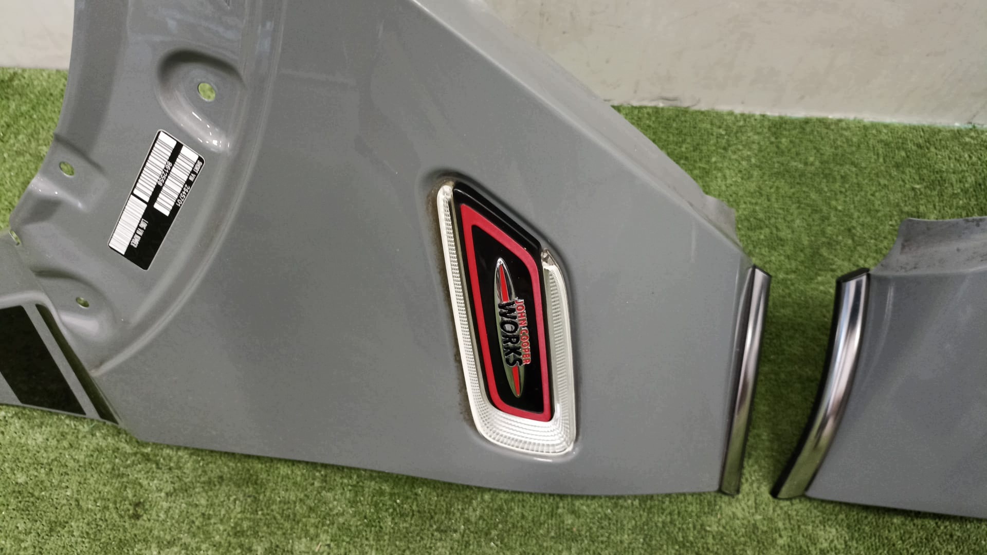 MINI F54 LCI fender front front right left colour B71 MOONWALK GREY JCW