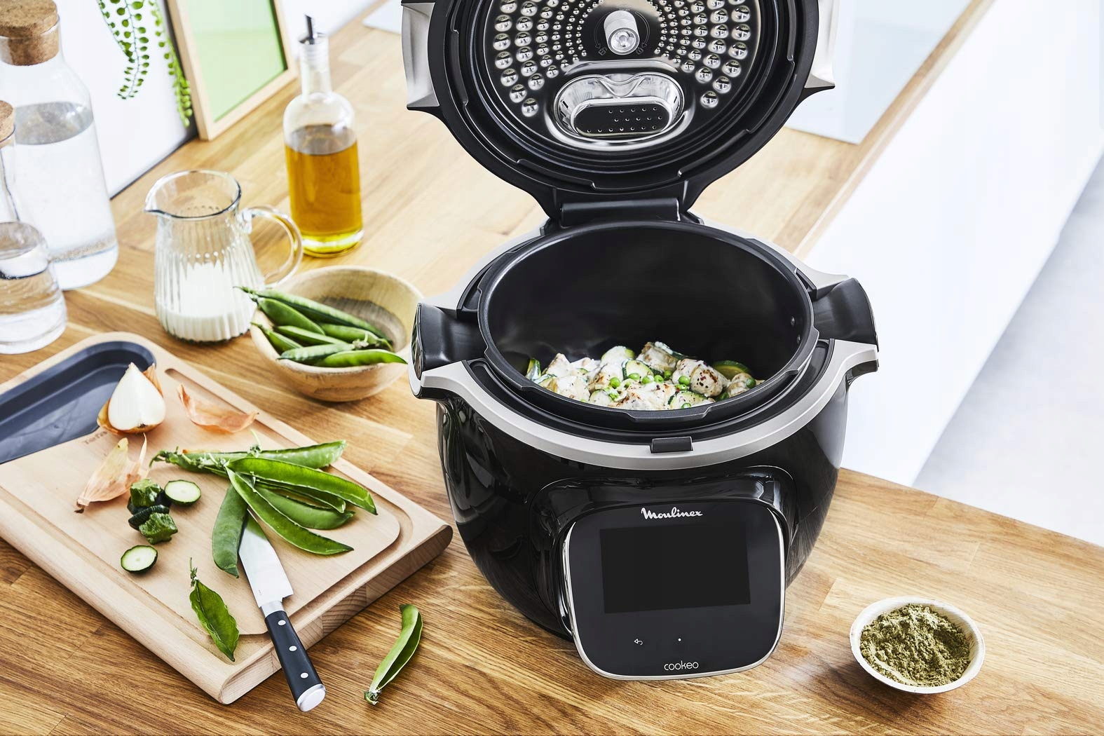 MOULINEX Cookeo Touch Multicooker Inteligentny Szybkowar WiFi Czarny — miniatura 8