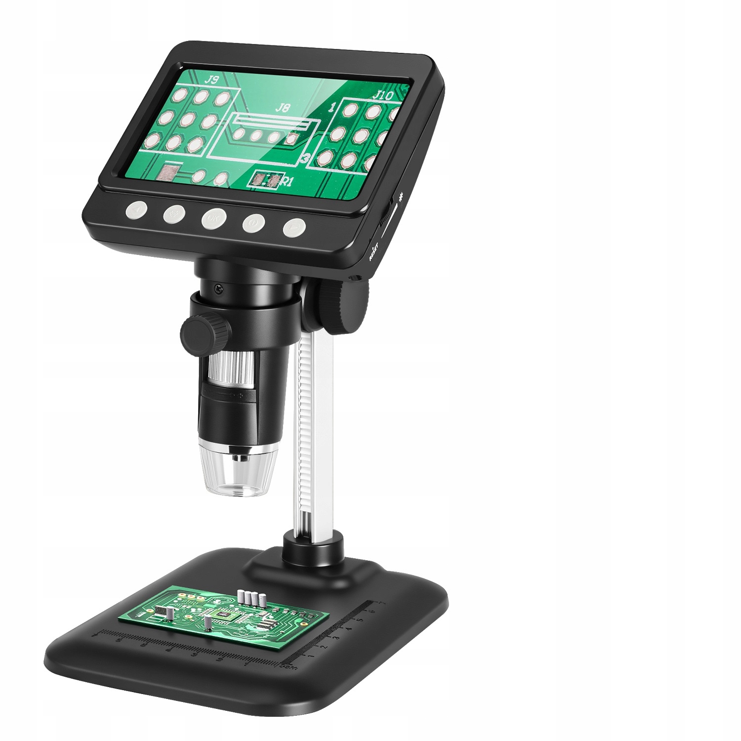 1000x 2MP Digitální Mikroskop Se Zvětšením Hd Obrazovka 4,3" 8xLED