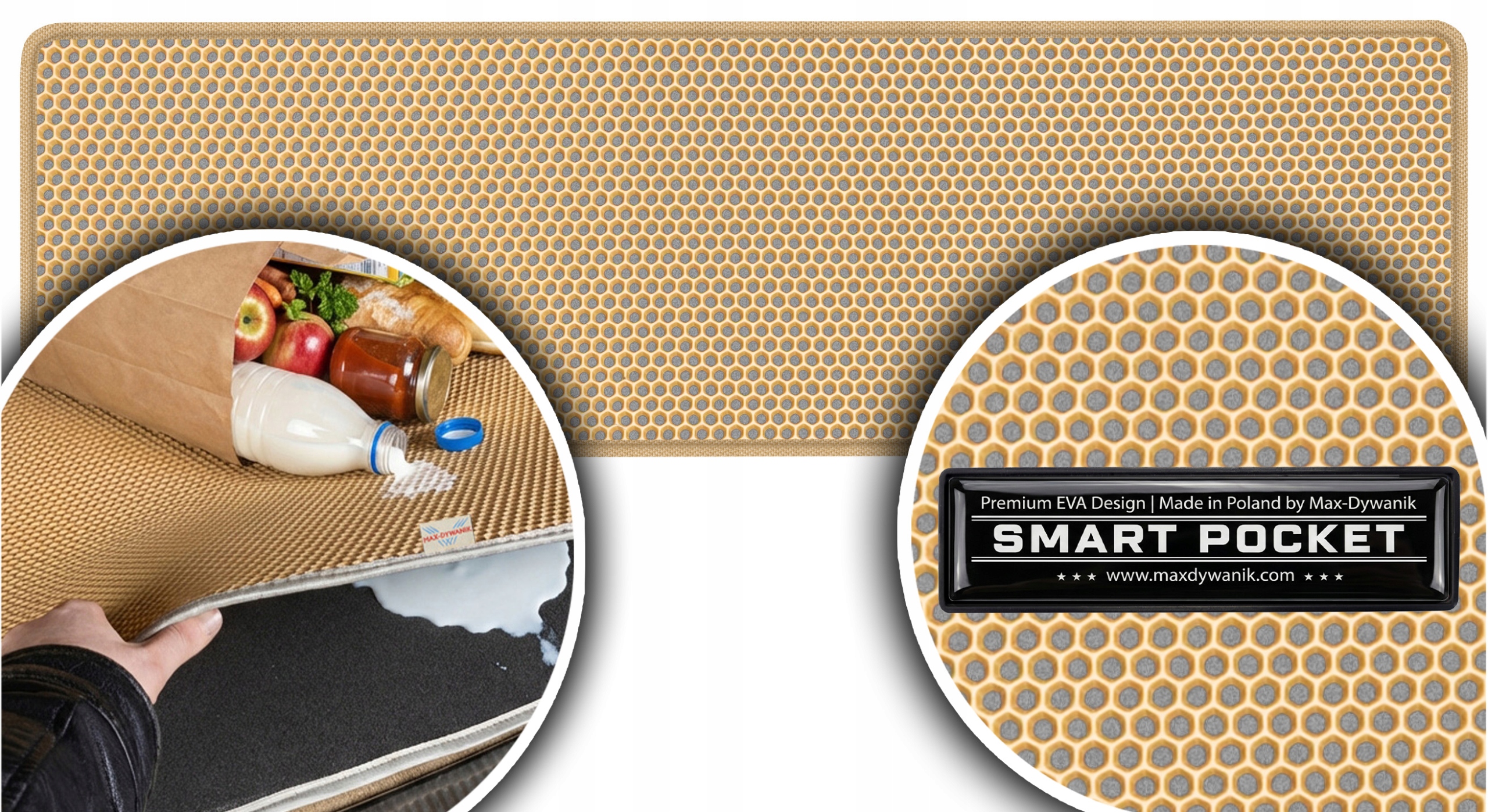 Grand Vitara I Cabrio 3D 1999-2005 Vložka do batožinového priestoru Eva Smart Pocket Béžová