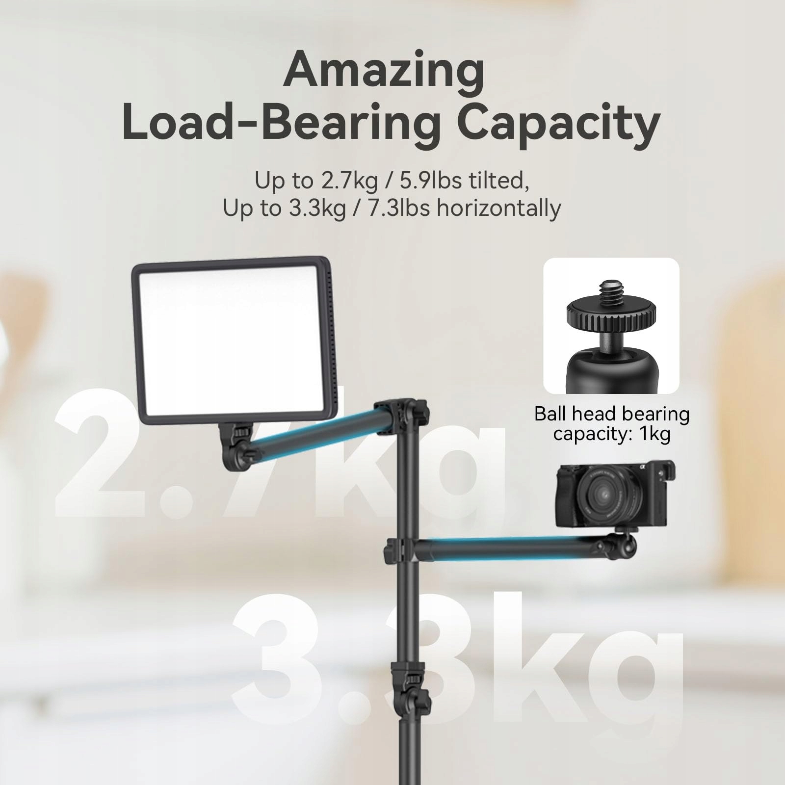 SMALLRIG Statyw Stołowy Kamera Z Ramieniem 360° Do Fotografii Wideo — miniatura 5